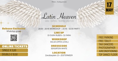 Release Party | LATIN HEAVEN: Release Dance Academy te Zoetermeer