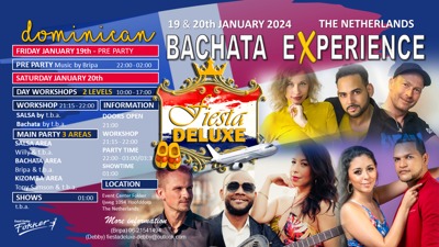 FIESTA DELUXE - Bachata Experience: Fiesta Deluxe te Hoofddorp