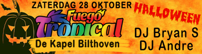 Fuego Tropical Halloween Party in de kapel van Bilthoven: Fuego Tropical te Bilthoven