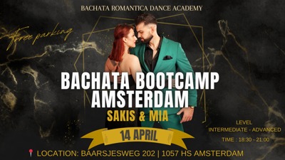 Amsterdam Bachata Bootcamp: Bachata Romántica te Amsterdam