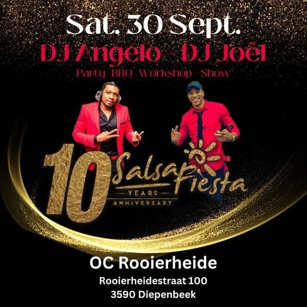 We verloten 10x2 party tickets voor 10 Years Salsa Fiesta in Hasselt, België