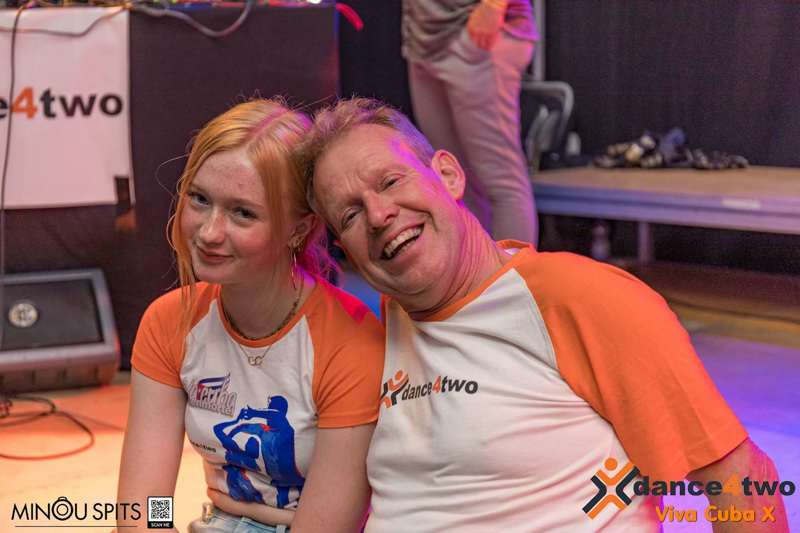 Bernard te Gussinklo met zijn dochter Novia