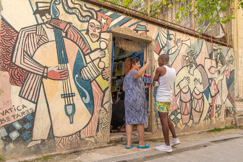 Straatleven Havana, Cuba