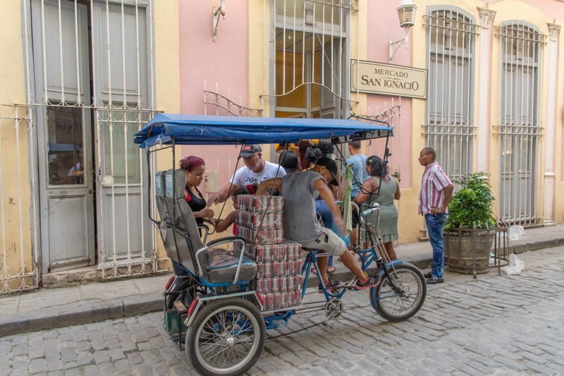 Bucanero rush in Havana
