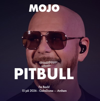 Pitbull in Gelredome Arnhem 2026.