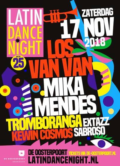 Programma jubileumeditie Latin Dance Night compleet!.