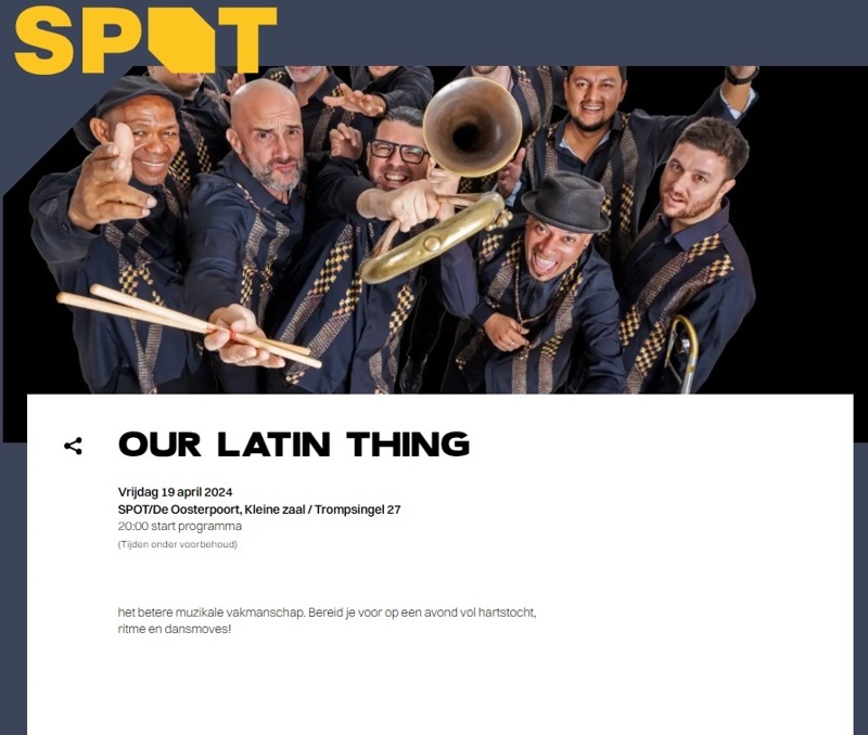 Our Latin thing in Oosterpoort Groningen